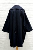 画像4: youmolaugh トレンチポンチョコート　navy (4)