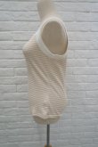 画像2: SIIILON Jewelry tank-top white × gold (2)