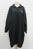 画像1: NON TOKYO BACK PLEATS SWEAT ONE-PIECE (black) (1)