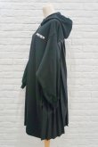 画像2: NON TOKYO BACK PLEATS SWEAT ONE-PIECE (black) (2)