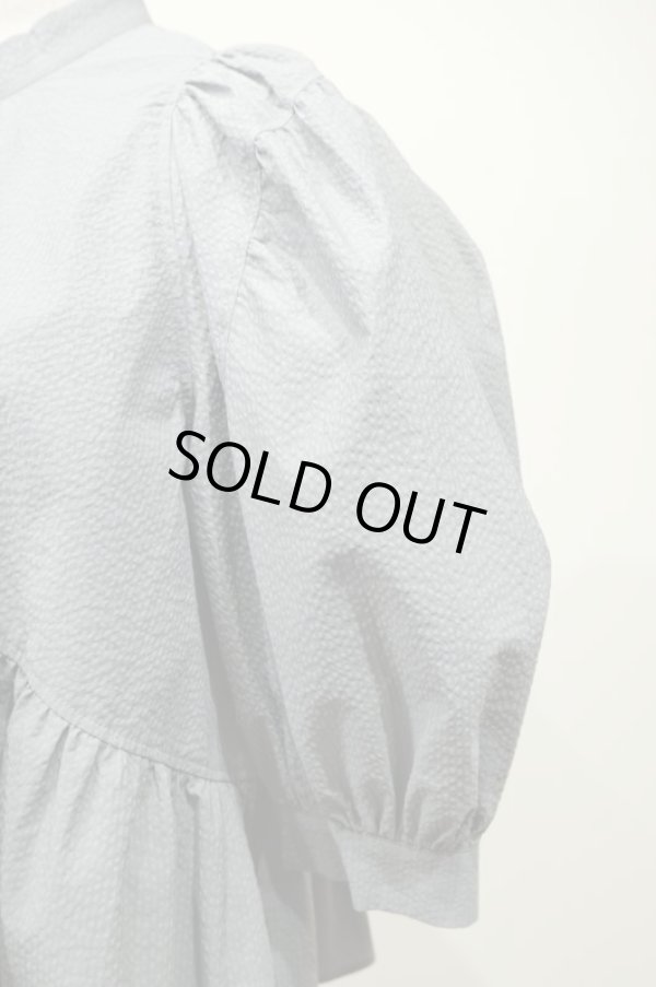 画像5: naokitomizuka (ナオキトミヅカ) puff sleeve blouse  grey (5)