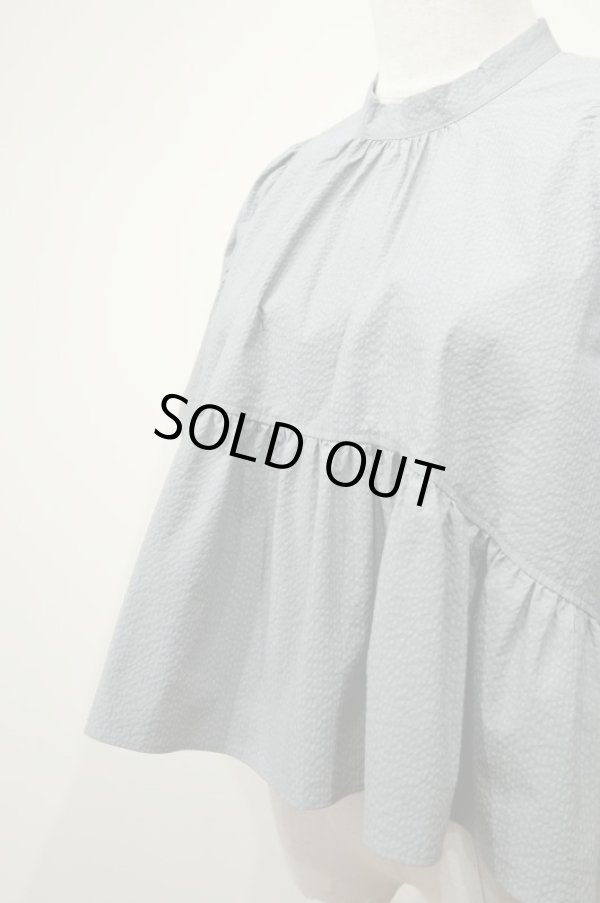 画像6: naokitomizuka (ナオキトミヅカ) puff sleeve blouse  grey (6)