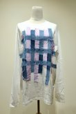 画像1: TYPICAL FREAKS Lavender Grid Long Sleeve Top (1)