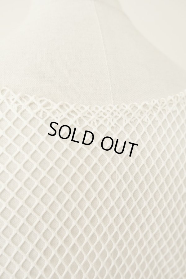 画像8: SIIILON (シーロン）Float ribbon blouse white M (8)