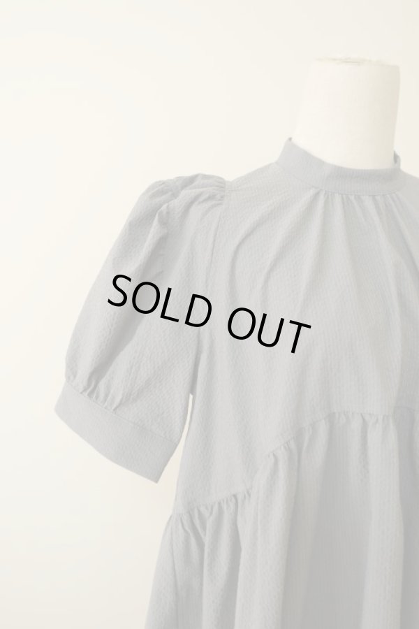 画像4: naokitomizuka (ナオキトミヅカ) puff sleeve One-piece grey (4)