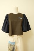 画像4: NON TOKYO PUFF SLEEVE T-SHIRT khaki (4)
