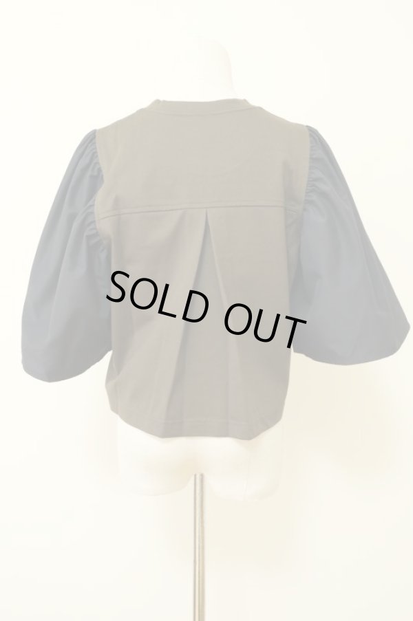 画像3: NON TOKYO PUFF SLEEVE T-SHIRT khaki (3)