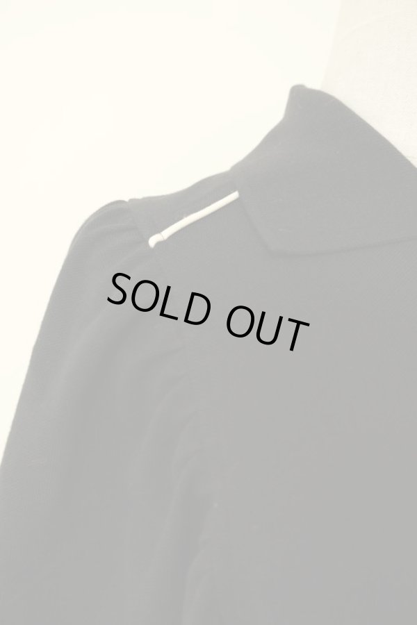 画像4: NON TOKYO PUFF SLEEVE POLO SHIRTS black (4)