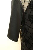 画像5: LOKITHO FLOCKING  TUNIC DRESS black (5)
