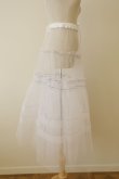 画像2: naokitomizuka (ナオキトミヅカ) Nylon tulle Gather Skirt white (2)