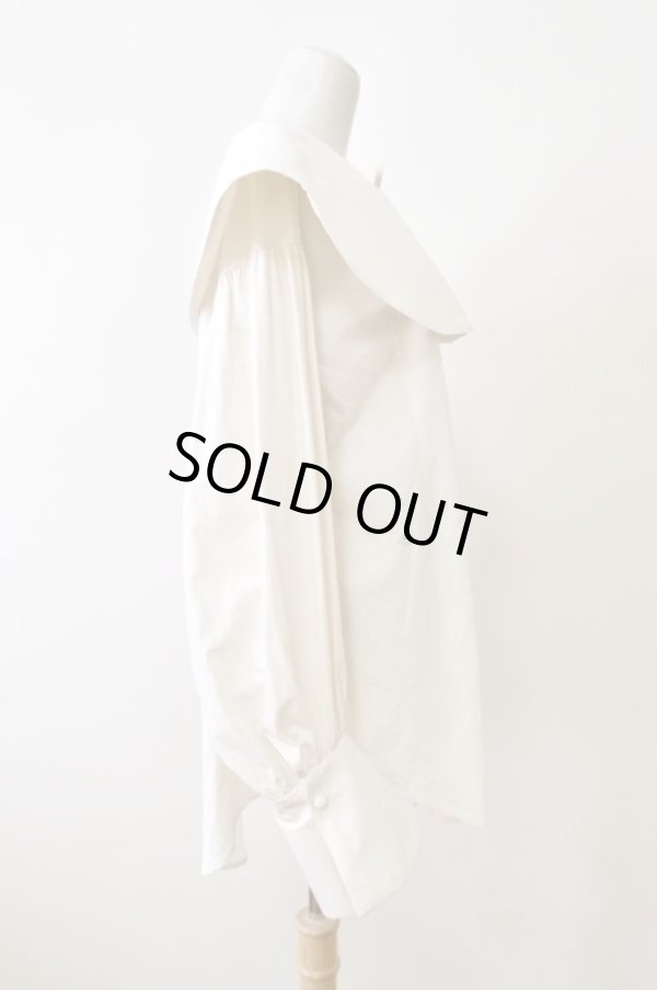 画像9: DECO depuis 1985 BIG COLLAR BELT SHIRTS (9)