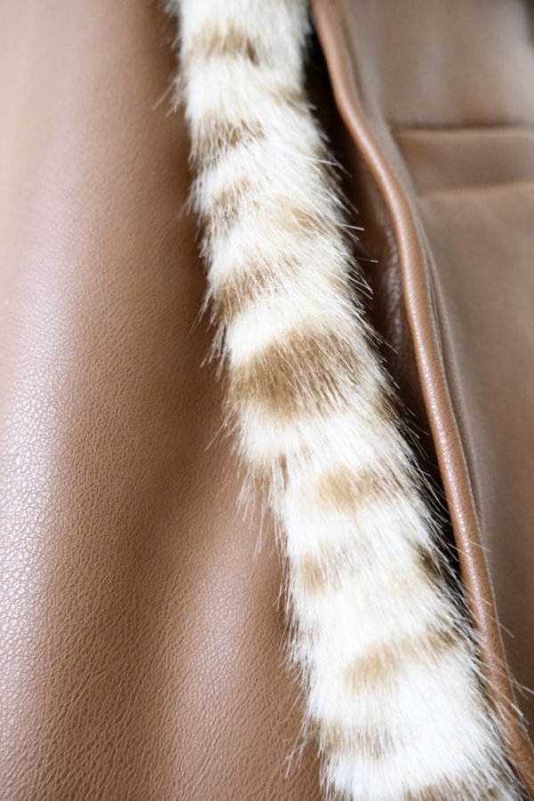 画像6: DECO depuis 1985 STRETCH LEATHER SKIRT (6)