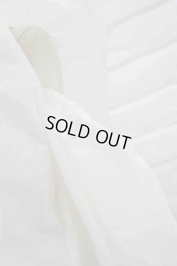 画像5: SIIILON pure apron dress white (5)