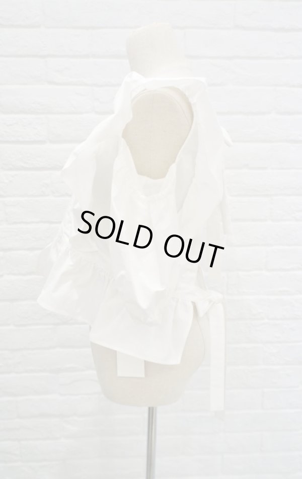 画像4: SIIILON pure apron dress white (4)