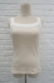 画像1: SIIILON Jewelry tank-top white × gold (1)