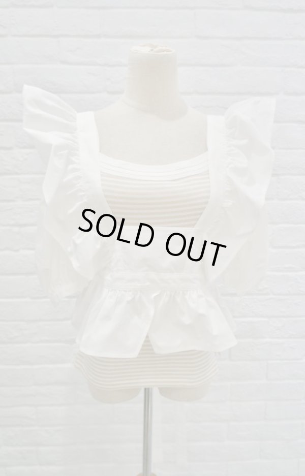 画像6: SIIILON Jewelry tank-top white × gold (6)