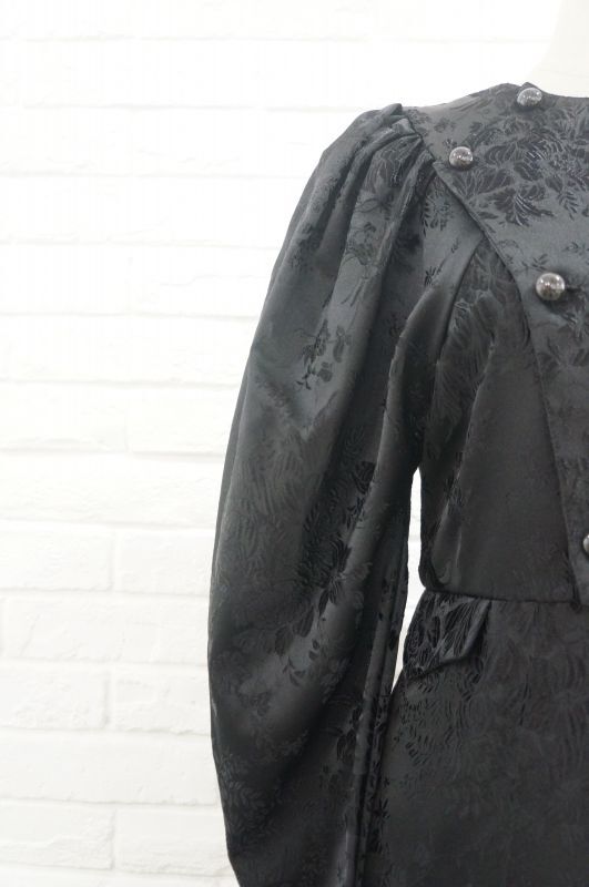 DECO depuis 1985 flower jacquard all in one black - The