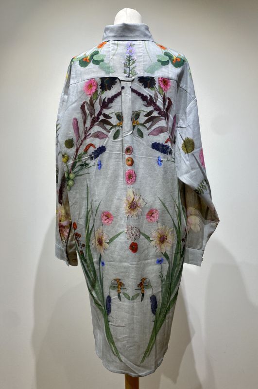 ANNTIAN（アンティアン） BIG SHIRT PRESSED GARDE NFLOWERS