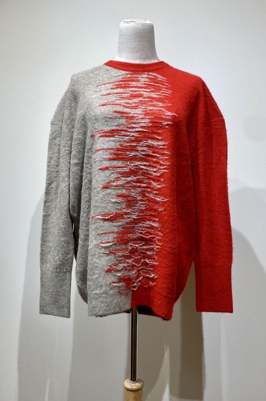 STOF Tide Knit Sweater red