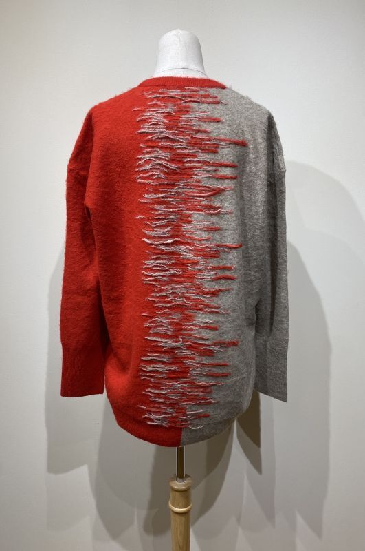STOF Tide Knit Sweater red