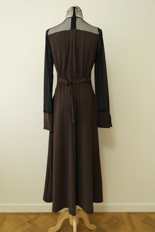 LOKITHO EMB. NECK DRESS