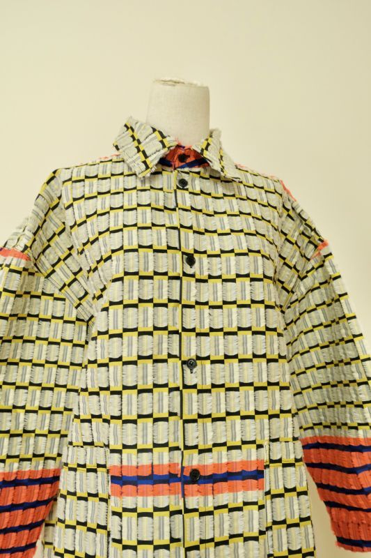 HENRIK VIBSKOV Big Shirt / FOUR COLOUR CHECKS - The Galaxy Harmony!!!!